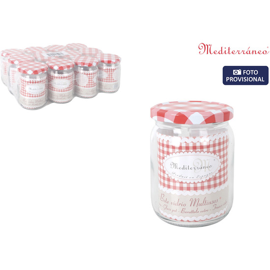 BOTE VIDRIO 540CC C/TAPA TO540 image 0