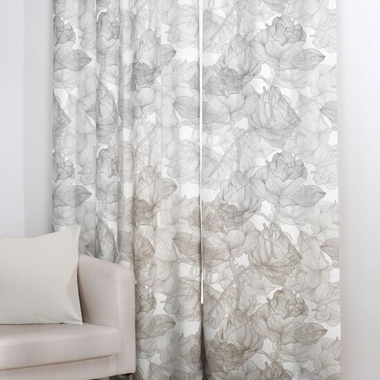 PACK 2 CORTINAS LUJO MARRÓN image 0