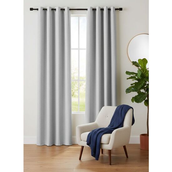 PACK 2 CORTINAS LUREX GRIS image 0