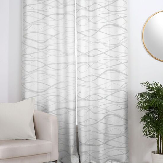 PACK 2 CORTINAS ARADIA GRIS image 0