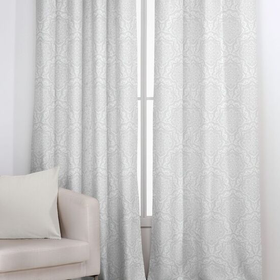 PACK 2 CORTINAS LOTO GRIS image 0