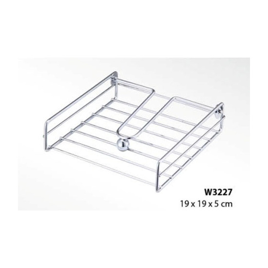 SERVILLETERO MESA CROMADO 19X19CM QUTTIN image 0