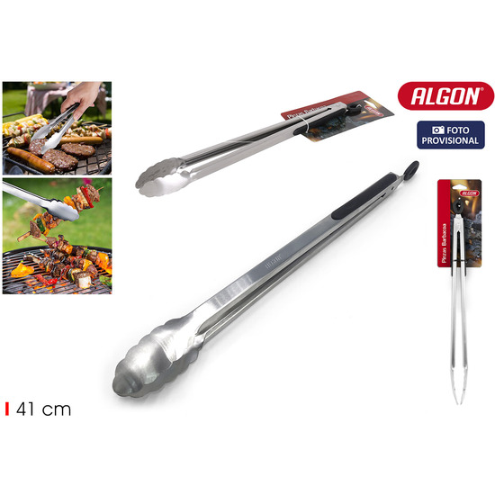 PINZA BARBACOA 41CM ALGON BBQ image 0
