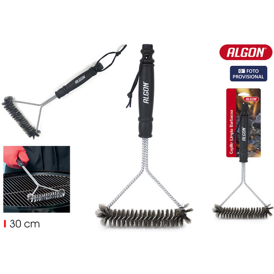 CEPILLO LIMPIA BARBACOA ALAMBRE ALGON BBQ image 0
