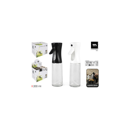 ACEITERA VIDRIO SPRAY 200ML LA MEDITERRANEA image 0