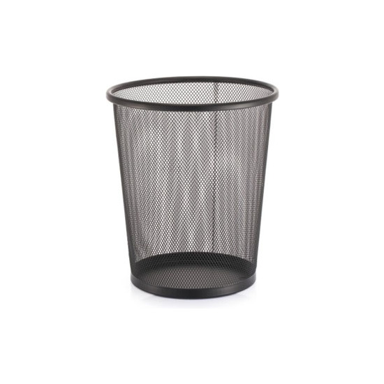 PAPELERA REJILLA REDONDA 16L BLACK CONFORTIME image 0