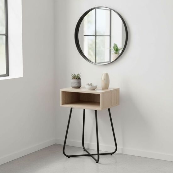 MESITA AUXILIAR METMADERA 40X34X60 MOBLEKIT image 0