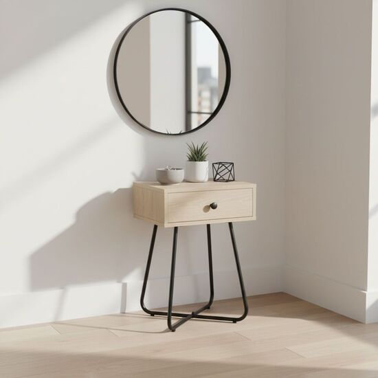 MESITA AUX.METMAD.C/CAJON 40X34X60 MOBLEKIT image 0