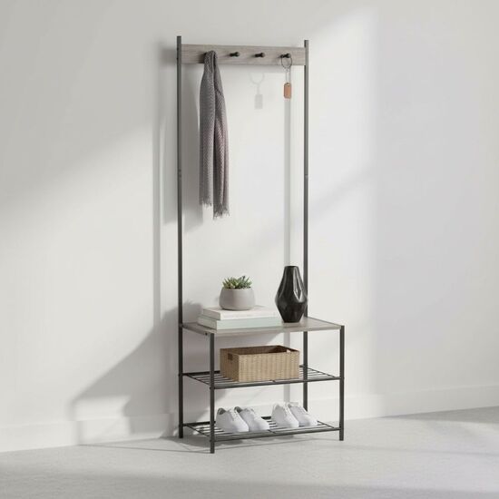 ESTANTERIA/PERCHERO METALMADERA MOBLEKIT image 0