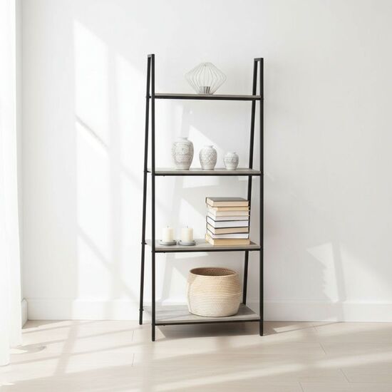 ESTANTERIA 4 NIVELES METALMADERA MOBLEKIT image 0