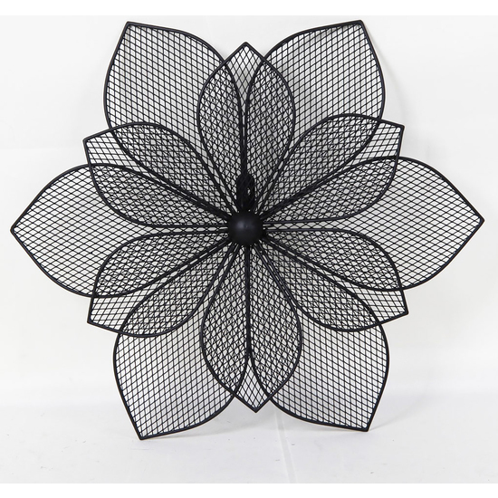 FIGURA FLOR 40X35CM HIERRO image 0