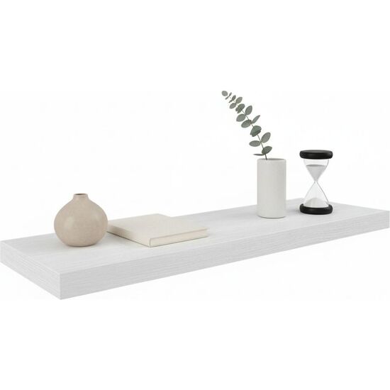 ESTANTE FLOTANTE WHITE 80X23.5X3.8C MOBLEKIT image 0