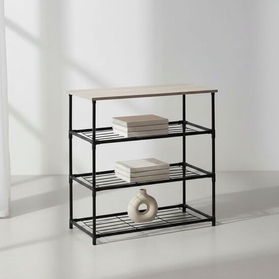 ESTANTERIA 4 NIVELES MADERAMETAL CONFORTIME image 0