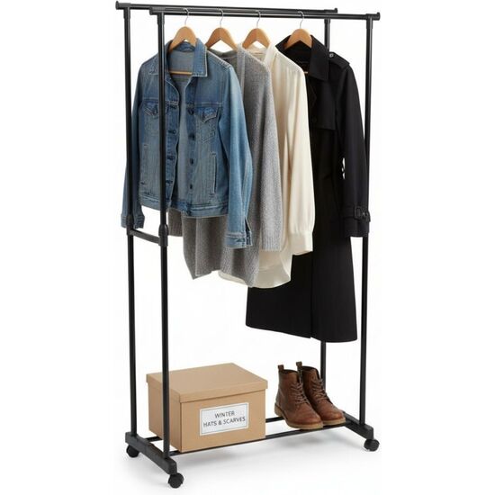 PERCHERO DOBLE CARBON S80X43X90160 CONFORTIME image 0