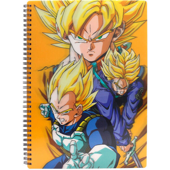 CUADERNO A4 SAIYANS DRAGON BALL Z image 0