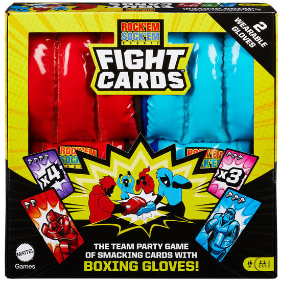 JUEGO MESA ROCK EM SOCK EM ROBOTS CARTAS LUCHA image 0