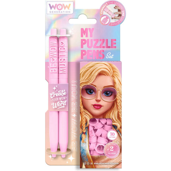 SET BOLIGRAFOS PUZZLE WOW GENERATION SURTIDO image 2