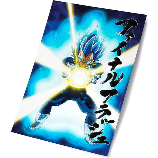 POSTER 3D UNIVERSAL SURVIVAL VEGETA DRAGON BALL SUPER image 0