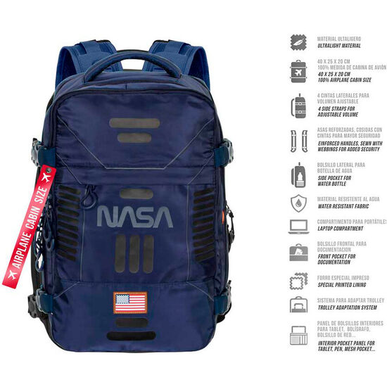 MOCHILA SPACESHIP NASA 40CM image 2