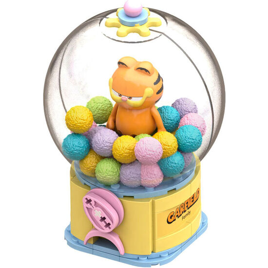 KIT CONSTRUCCION MAQUINA DE CHICLES GARFIELD 128PZS image 0