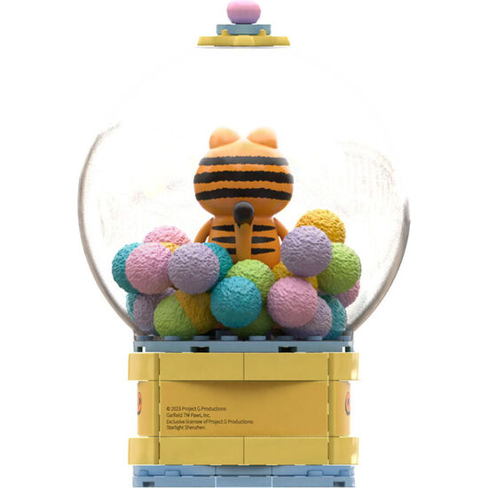 KIT CONSTRUCCION MAQUINA DE CHICLES GARFIELD 128PZS image 2