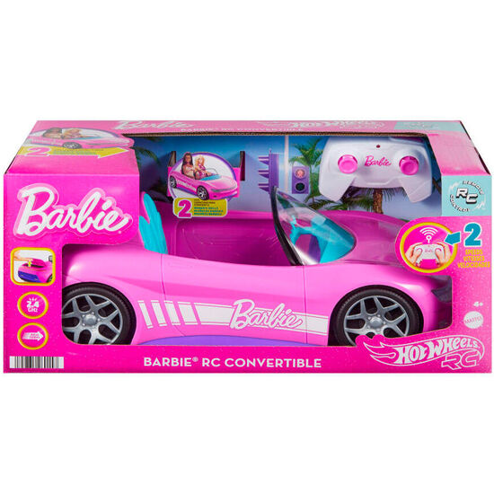 COCHE DESCAPOTABLE RADIO CONTROL BARBIE HOT WHEELS image 0