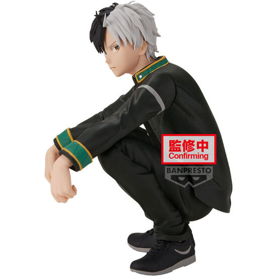 FIGURA SAKURA HARUKA SITTING WIND BREAKER 11CM image 1