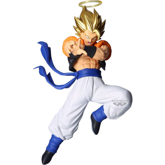 FIGURA SUPER GOGETA 10TH ANNIVERSARY DRAGON BALL Z DOKKAN BATTLE 19CM image 0