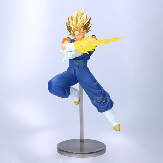 FIGURA SUPER VEGITO 10TH ANNIVERSARY DRAGON BALL Z DOKKAN BATTLE 19CM image 1