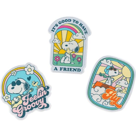 SET 3 PARCHES SNOOPY image 0