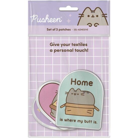 SET 3 PARCHES PUSHEEN image 1