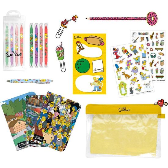 SET PAPELERIA LOS SIMPSONS image 0