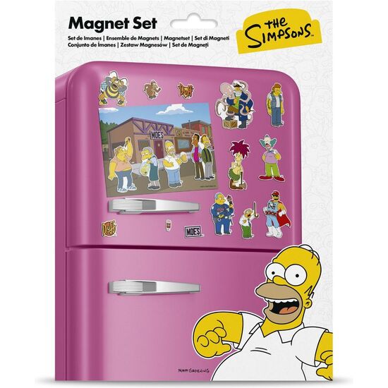 SET IMANES TROQUELADOS TABERNA MOE LOS SIMPSONS image 0