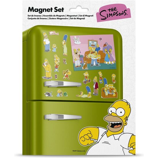 SET IMANES TROQUELADOS LOS SIMPSONS image 0