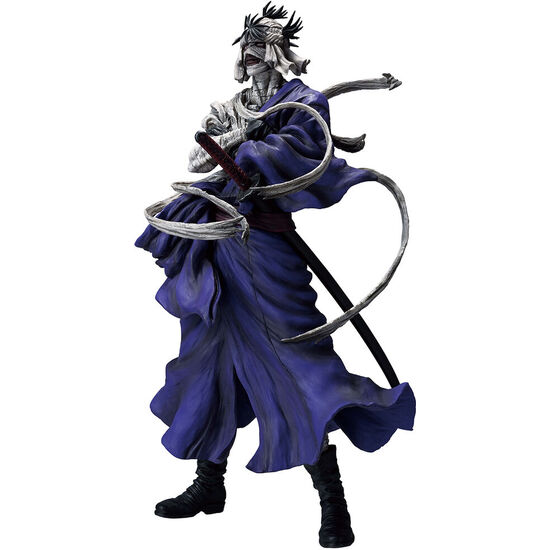 FIGURA ICHIBANSHO MAKOTO SHISHIO MEIJI SWORDSMAN ROMANTIC STORY RUROUNI KENSHIN 25CM image 1