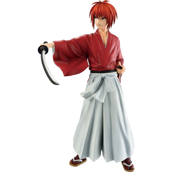 FIGURA ICHIBANSHO KENSHIN HIMURA MEIJI SWORDSMAN ROMANTIC STORY RUROUNI KENSHIN 24CM image 0