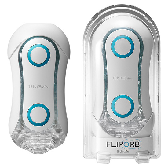 TENGA - FLIP ORB MASTURBATOR BLUE RUSH image 1