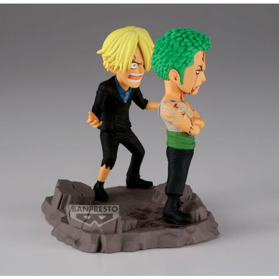 FIGURA RORONOA ZORO & SANJI ONE PIECE 8CM image 2
