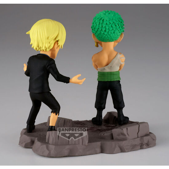 FIGURA RORONOA ZORO & SANJI ONE PIECE 8CM image 3