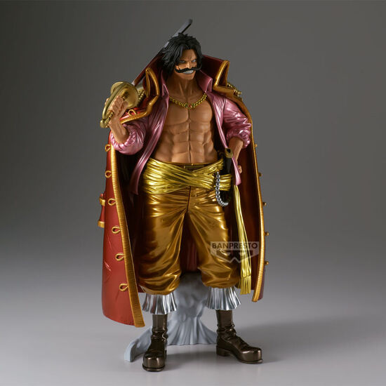 FIGURA GOL D. ROGER THE METALLIC ONE PIECE 30CM image 1