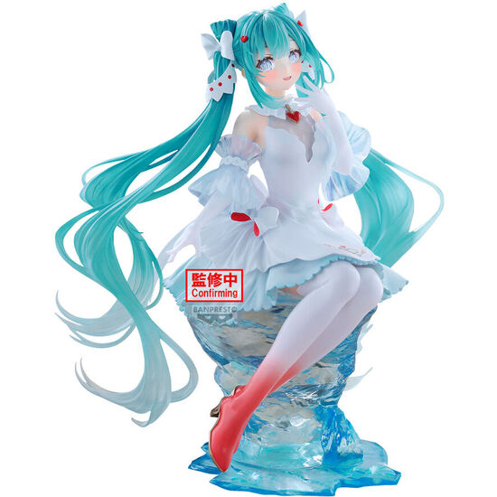 FIGURA CLIONE CREARLUXE HATSUNE MIKU 18CM image 0