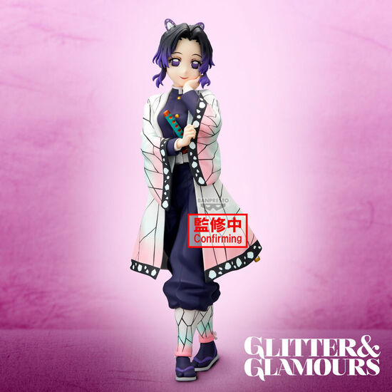 FIGURA SHINOBU KOCHO GLITTER & GLAMOROUS DEMON SLAYER KIMETSU NO YAIBA 22CM image 1