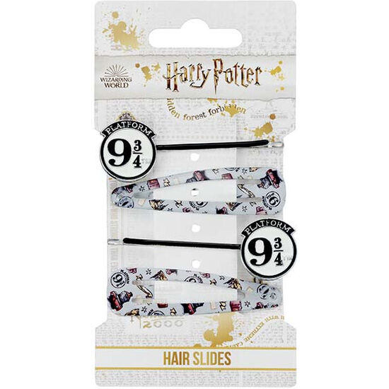 BLISTER 4 HORQUILLAS DE PELO PLATAFORMA 9 3/4 HARRY POTTER image 0