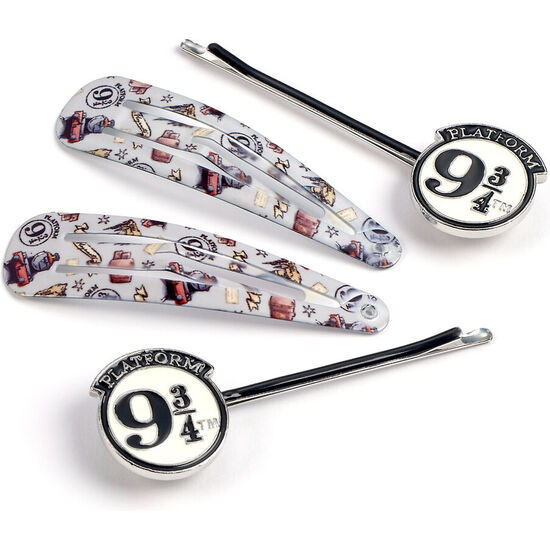 BLISTER 4 HORQUILLAS DE PELO PLATAFORMA 9 3/4 HARRY POTTER image 1
