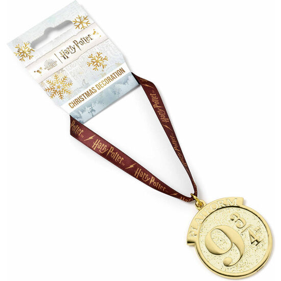 ADORNO DE NAVIDAD PLATAFORMA 9 3/4 HARRY POTTER image 1