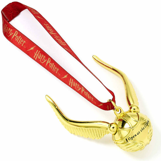 ADORNO DE NAVIDAD SNITCH DORADA HARRY POTTER image 0