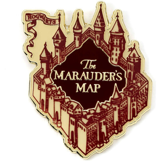 PIN MAPA DE LOS MERODEADORES + BOLA DE NAVIDAD HARRY POTTER image 1