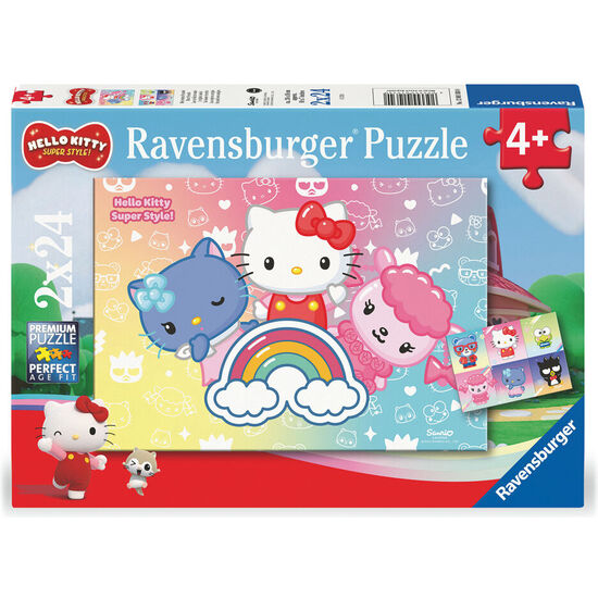 PUZZLE HELLO KITTY 2X24PZS image 1