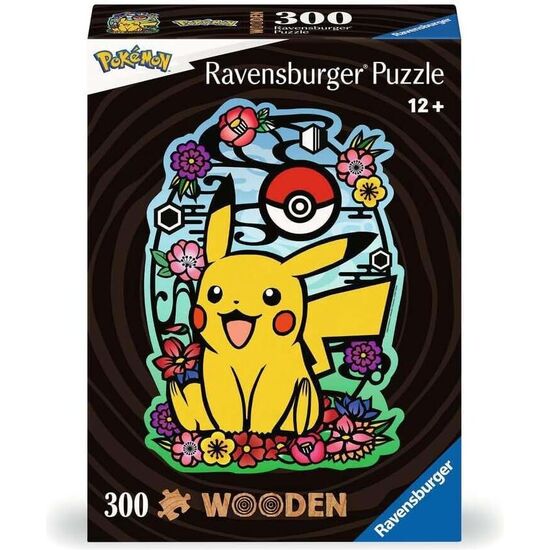 PUZZLE MADERA PIKACHU POKEMON 300PZS image 0