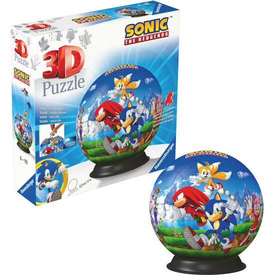 PUZZLE 3D SONIC THE HEDGEHOG 72PZS image 0